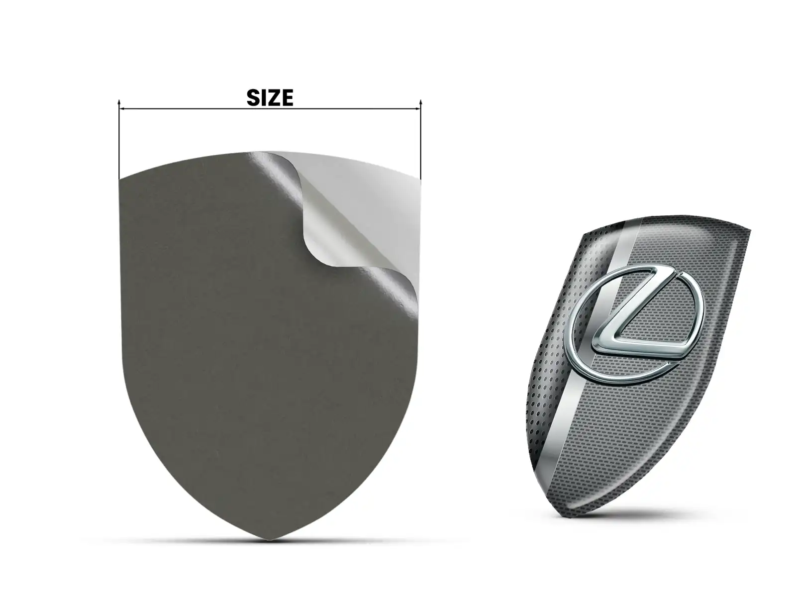 Lexus Logotipos Silicona Auto Estilo Estrella Personalizable